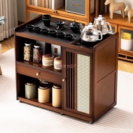 Movable Small Tea Table Tea Cabinet Household Balcony Tea Table Tea Table Integrated Tea Table Table