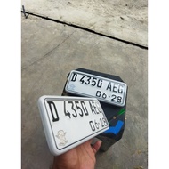 1 convex number plate