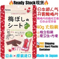 Japan ifactory i factory umeboshi no sheet plum sheet 日本 酸梅片酸梅干 40g