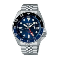 [Watchspree] Seiko 5 Sports Automatic GMT SKX Sports Style Silver Stainless Steel Band Watch SSK003K1