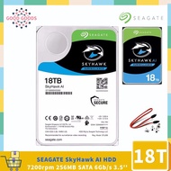 Seagate SkyHawk AI 3.5 HDD 18TB（ST18000VE002） 7200rpm 256M SATA 6Gb/s