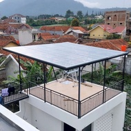 Kanopi minimalis solarflat transparan 121