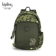 กระเป๋าแบ็คแพ็คขนาดกลาง Kipling กระเป๋าสะพายหลังกีฬากันน้ำน้ำหนักเบาสำหรับเดินทางเหมาะกับชายและหญิง K14240