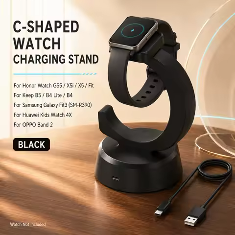 Magnetic Charger Dock for OPPO Band 2 / Samsung Galaxy Fit 3 / Keep B5 / B4 Lite / Honor Watch GS5 /