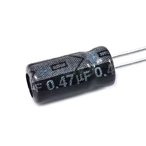 50PCS​​ ​​​​0.47uF 50V 0.47MFD 50Volt 4*7mm Aluminum Electrolytic Capacitor Radial 0.47mf50v 0.47uf5