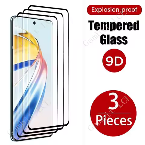 3PCS 9H 3D Curved Tempered Glass For Honor Magic6 Lite ON Magic6Lite HonorX9b X9b Magic 6 6.78" Scre