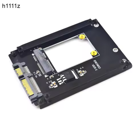 mSATA to SATA Adapter Mini PCIe mSATA SSD to 2.5" SATA3 Drive Converter Card Adaptor Support Full Hi