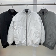 Unisex plain bomber jacket