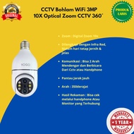 Hidden mini CCTV without cable Light Bulb v380 outdoor indoor WiFi Bulb 3MP 10X Optical Zoom CCTV 36