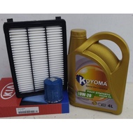 KIA SPORTAGE QL 2.0 (P) 15y-19y HYUNDAI TUCSON TL 16y-20y OIL FILTER+ AIR FILTER+ KOYOMA 0W20 FULLY 