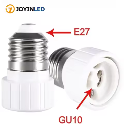E27 To GU10/E14 Converter LED Light Lamp Bulb Adapter Screw Socket Ceramic Converter Socket Light Bu