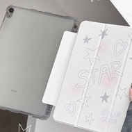 เคสไอแพด Gen9 10.2 Air5 Air6 11 gen10 Star ดาว เคสiPad Gen8,Air4 Case iPad ใส่ปากกาได 11pro gen7 gen6 gen5 air3