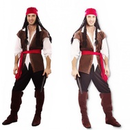 สินค้าอยู่ไทย ชุดโจรสลัด ไพเรทออฟเดอะแคริบเบียน แจ็ก สแปร์โรว์ Dress for Pirates Jack Sparrow Suit