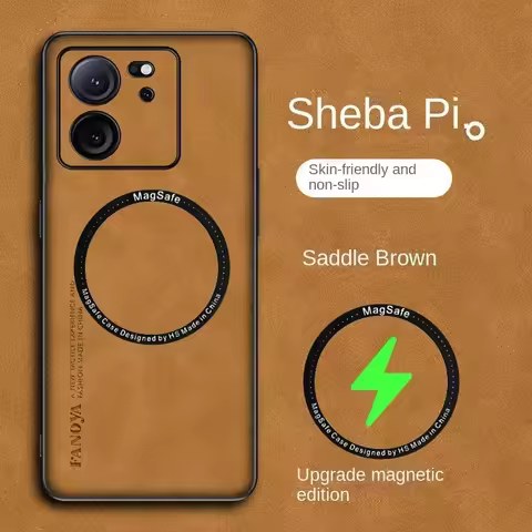 Deluxe PU sheep skin case for Motorola Moto edge 40 Neo Wireless magnetized ring Magsafe case Moto e