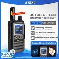 KSUN Walkie Talkie ct8 4g poc intercom Long Range with 1 Year Free SIM Card