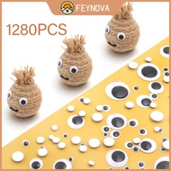 Self-Adhesive Googly Eye For Craft Sticker Eyes Googly Wiggly Eyes Diy Craft 1280pcs