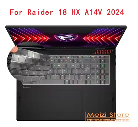 TPU laptop Keyboard Cover Protector Skin for MSI Raider 18 HX A14V 2024 14VGG A14VHG & Raider 18 HX