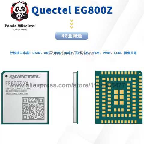 1Pcs Quectel EG800Z-EU EG800Z-LA EG800Z EG800ZEU01LA EG800ZLA01LA 4G LTE Cat 1 Module for Europe Lat