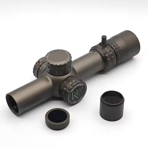 New FFP F1 LPVO Riflescope NF NX8 1-8x FC-MIL Reticle 34mm Tube MARD Scope w Original Markings BK/FD