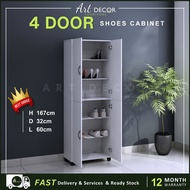 [READY STOCK] Almari Kasut 4 door/2door shoe rack /Shoe Cabinet Ready Stock /Ikea 2 Tier Shoes Rack 