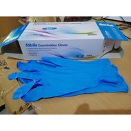 Nitrile Ocean blue Rubber Gloves/Save glove