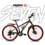 แถมฟรี!!!! ไฟหน้า-ไฟท้าย LED NEW จักรยานเสือภูเขา 26'' PANTHER SEVEN *รับประกัน3ปี*