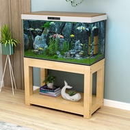 Aquarium Base Cabinet Fish Tank Cabinet Solid Wood Base Fish Tank Rack Aquarium Shelf Fish Tank Table Solid Wood Fish Ta