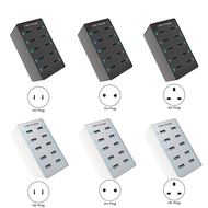 50W USB Multiport Charger Fast Charge Charger Hub 10 Port Fast Charge Charger Charging Desktop Dock 