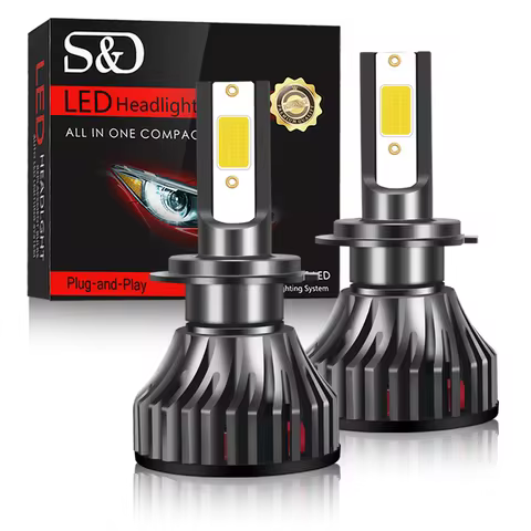 2pcs H4 H7 Led 20000LM Bulb Car Headlight H1 H3 LED H8 H11 9005 HB3 9006 HB4 9012 HIR2 H27 880 3500K