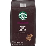 Starbucks Caffe Verona Ground Coffee, Dark Roast (40 oz.) 星巴克咖啡粉 762111258472