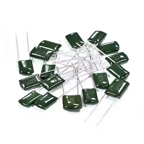 50pcs 100V Polyester film capacitor 220PF 470PF 1nF 2.2nF 10nF 100nF 2A471 2A102 2A152 2A222 2A392 2