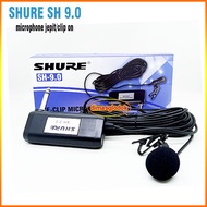 Mik Imam Masjid SHURE SH-9.0 / SH-7.0/SH 888 Microfon Kabel Mic Clip On Jepit Panjang Kabel 10 Meter