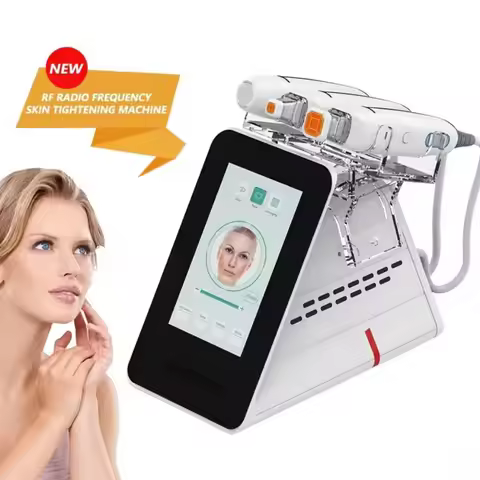 Portable Radio Frequency Skin Tightening Machine Hifu Eyes Face Lifting Rf Machine With 3 Working Ha