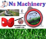 Nylon Grass Trimmer Line/Tali Mesin Rumput 2.4mm 1LB