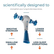 Portable Lung Exerciser Breathing Trainer Adjustable Outdoor Breathing Exerciser Tool Lung Breathing