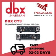 dbx CT3 Advanced Cable Tester (CT-3) 2-piece Cable Tester with RJ45, RJ11, MIDI, Speaker Twist