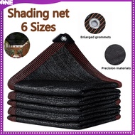 FJONE Outdoor Sun Shading Net Black Sunshade Net Anti-UV Awning Greenhouse Sun Protection Net Outdoo