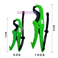 Lip grip or lip griper fish mouth clamp 16 cm and 25 cm cool plastic material fishing grip brand IWF