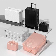 Trendy Unisex Luggage!   20/22/24in Large Capacity Suitcase,  ABS+PC Hardshell, 360° Wheels