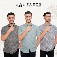 [Batik 5/10] Pazze Baju Batik Slim Fit Short Sleeve SS30180/260/264/312/315/322/337/338/339/371/417/