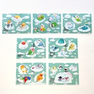 Rolia's 手作 白日夢系列  睡覺 鸚鵡 鳥 水晶轉印貼