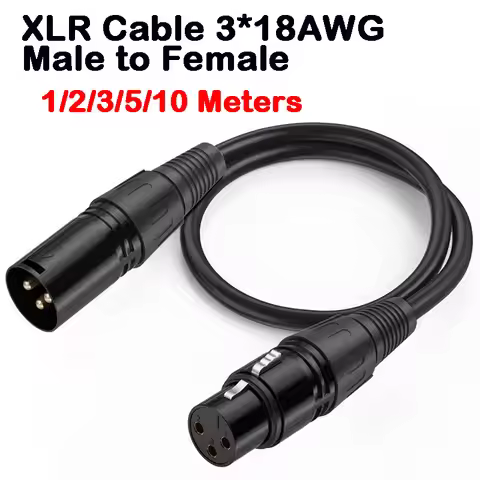 XLR 3-PIN DMX512 cable LED PAR stage lights dmx Signal line dj equipment dmx512 signal line XLR conn