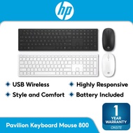 HP Pavilion 800 Slim 2.4 GHz USB Wireless Keyboard & Wireless Mouse Combo