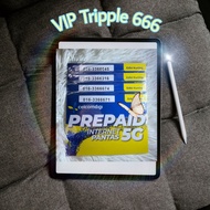 VVIP TRIPLE 666 Prepaid CelcomDigi Edisi Kuning 5G Internet FREE 7 hari 10gb