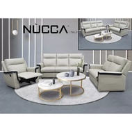 Nucca N9582 Nettly Recliner Sofa [Can choose Cow leather,Casa Leather,Velvert,Water Resistance Fabric][Delivery WestM]