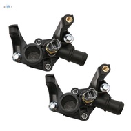 2PCS 7M5G-8K556-AC Cooling System Thermostat Housing for  Fiesta Focus 2012-2016