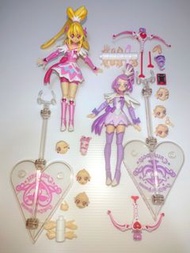 中古 無盒 欠件 光之美少女 Pretty Cure S.h.figuarts shf doki doki Precure cure Heart 魂限 cure Sword 一對