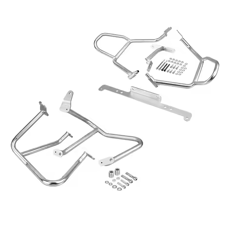 For BMW R1250GS 2019-2024 Engine Guards Crash Bars Upper Lower Crash Bar Bumper Frame Protector R 12