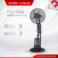 SwissThomas Mist Water Spray Cooling Stand Fan Misting Fan Air Conditioning Humidifier