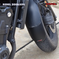 ต่อบังโคลนหน้า Rebel 500 Rebel 300 Cmx500 Cmx300 JMAX ตรงรุ่น สีดำด้าน